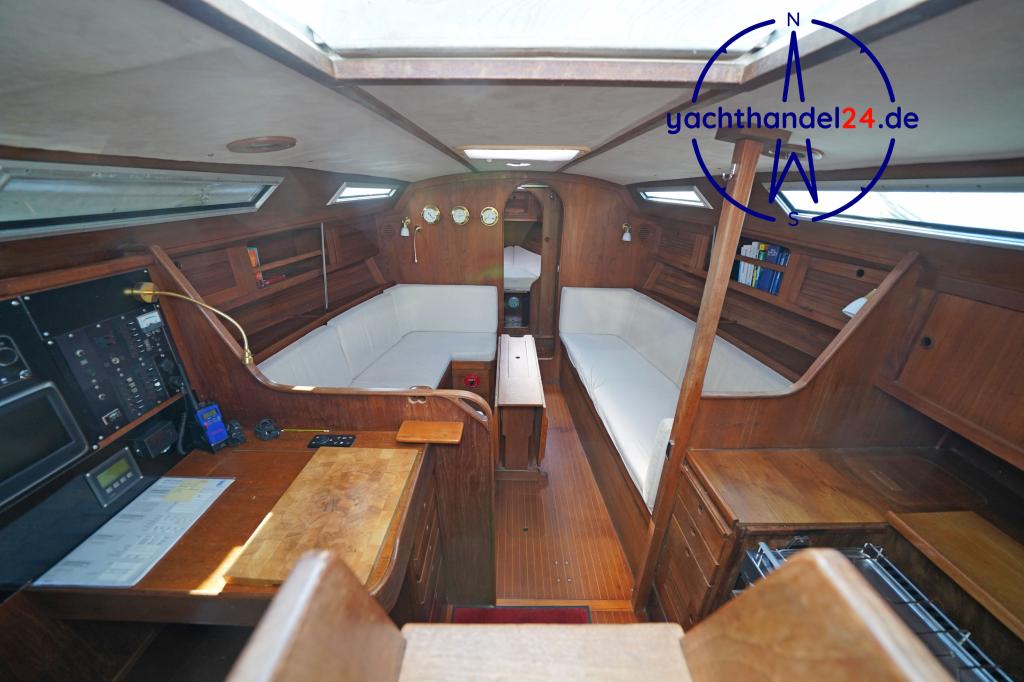 Au&szlig;enansicht der Trio 92 Baujahr 1983, 9.2 Meter lang, Zustand: sehr gut