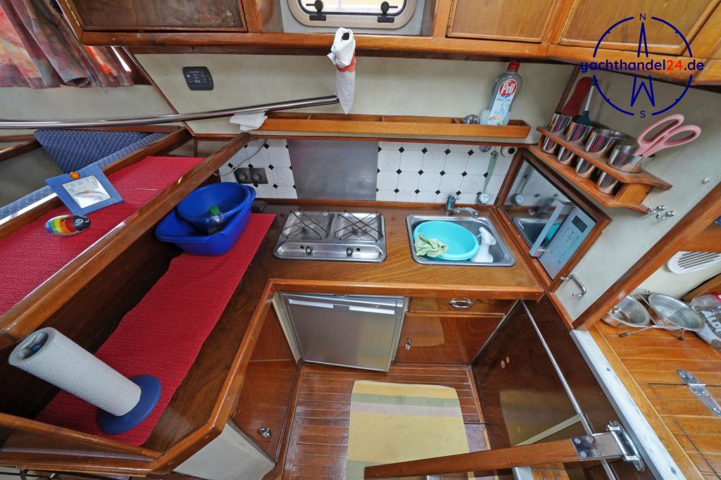 Innenansicht der Unbekannter Hersteller Stahl Trawler Baujahr 1991, 11.5 Meter lang, Zustand: gut