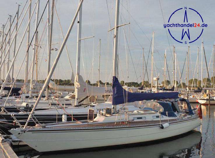 Au&szlig;enansicht der Soerensen Drabant 38 Baujahr 1985, 11.3 Meter lang, Zustand: gebraucht