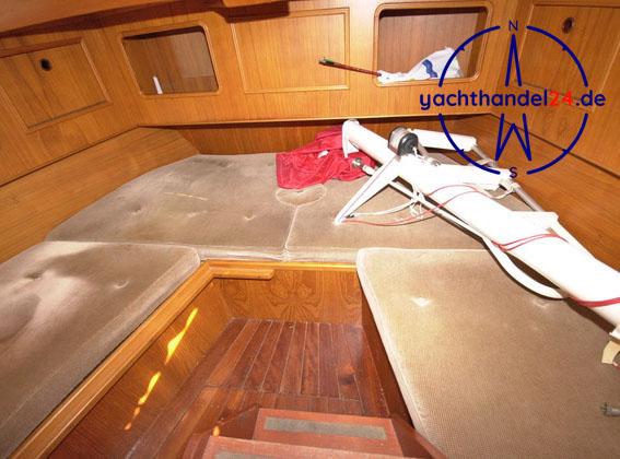 Innenansicht der Vilm  106 Baujahr 1990, 10.6 Meter lang, Zustand: gut