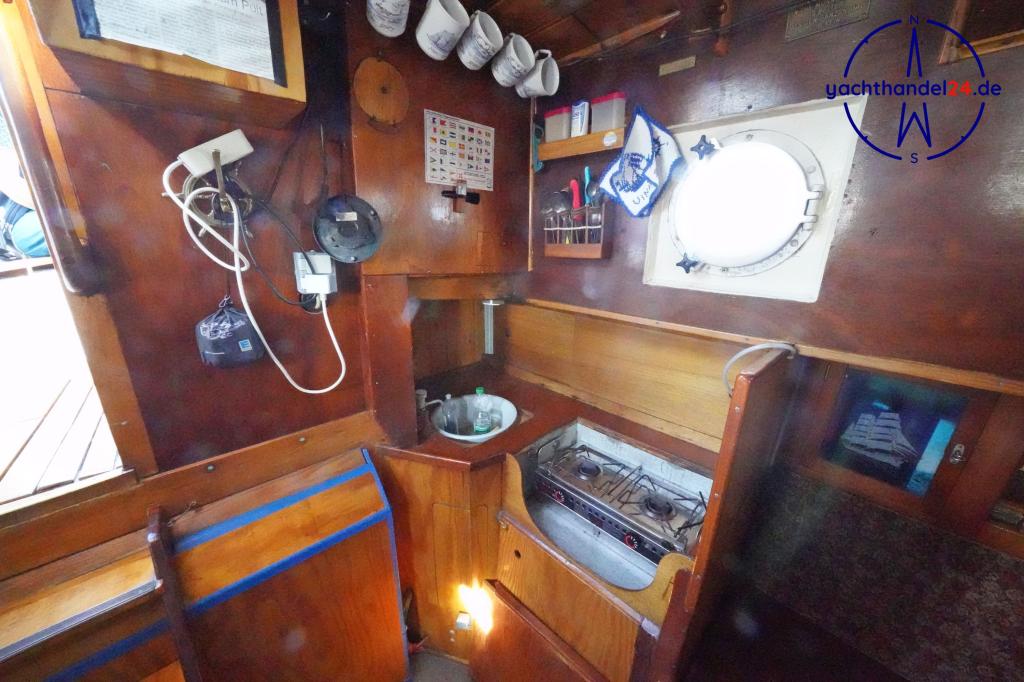 Innenansicht der Unbekannter Hersteller pommersche Schlup Baujahr 1984, 13.5 Meter lang, Zustand: gut