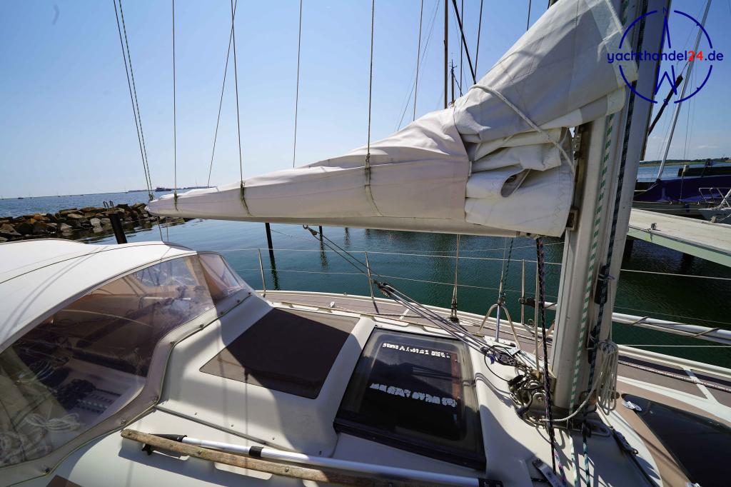 Kaj&uuml;te der Dehler Optima 101 Baujahr 1985, 10.1 Meter lang, Zustand: gut