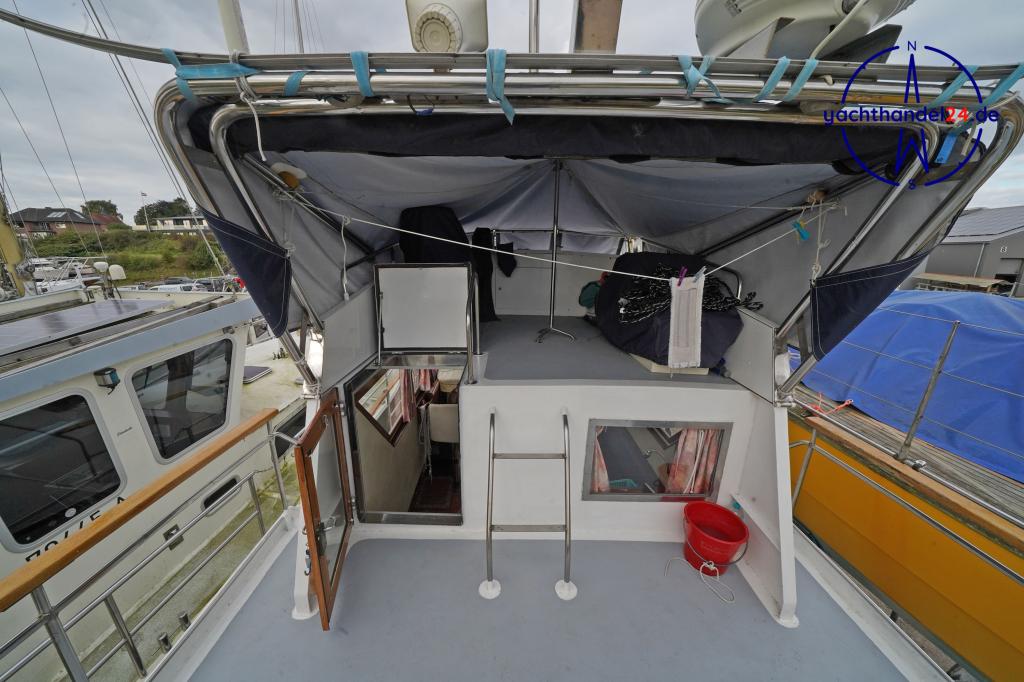 Kaj&uuml;te der Unbekannter Hersteller Stahl Trawler Baujahr 1991, 11.5 Meter lang, Zustand: gut