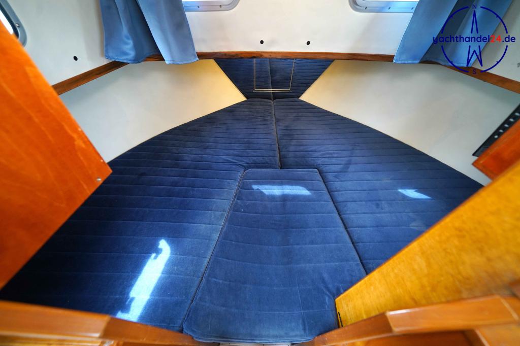 Motorraum der Wilhelmsen Kutter 1000 Baujahr 1993, 10 Meter lang, Zustand: gut