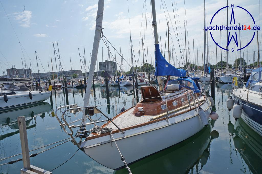 Au&szlig;enansicht der Vind&ouml; 40 Baujahr 1975, 9.43 Meter lang, Zustand: gut