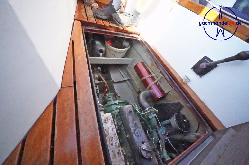 Deck der Unbekannter Hersteller pommersche Schlup Baujahr 1984, 13.5 Meter lang, Zustand: gut