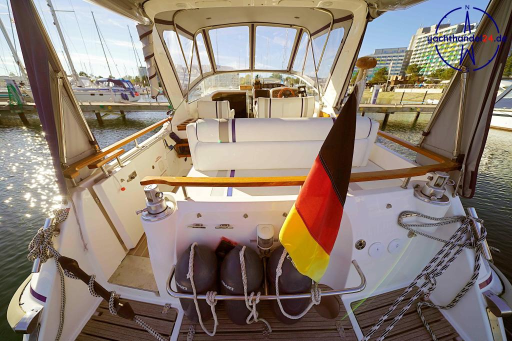 Au&szlig;enansicht der Joda Monaco 310 Baujahr 1998, 9.75 Meter lang, Zustand: sehr gut