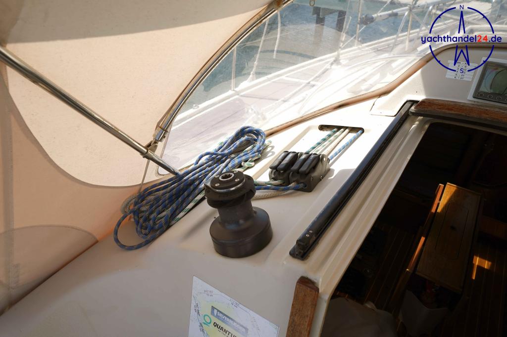 Deck der Dehler Optima 101 Baujahr 1985, 10.1 Meter lang, Zustand: gut