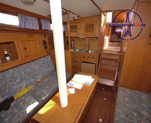 Detailansicht der Vilm  106 Baujahr 1990, 10.6 Meter lang, Zustand: gut