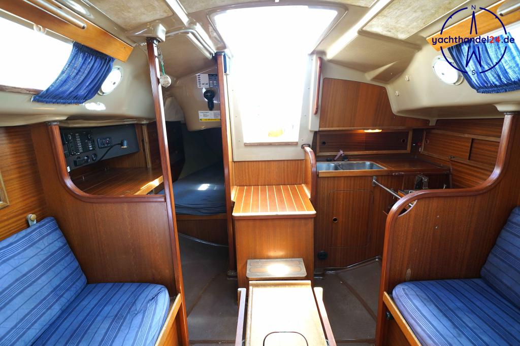 Kaj&uuml;te der Dehler Optima 101 Baujahr 1985, 10.1 Meter lang, Zustand: gut