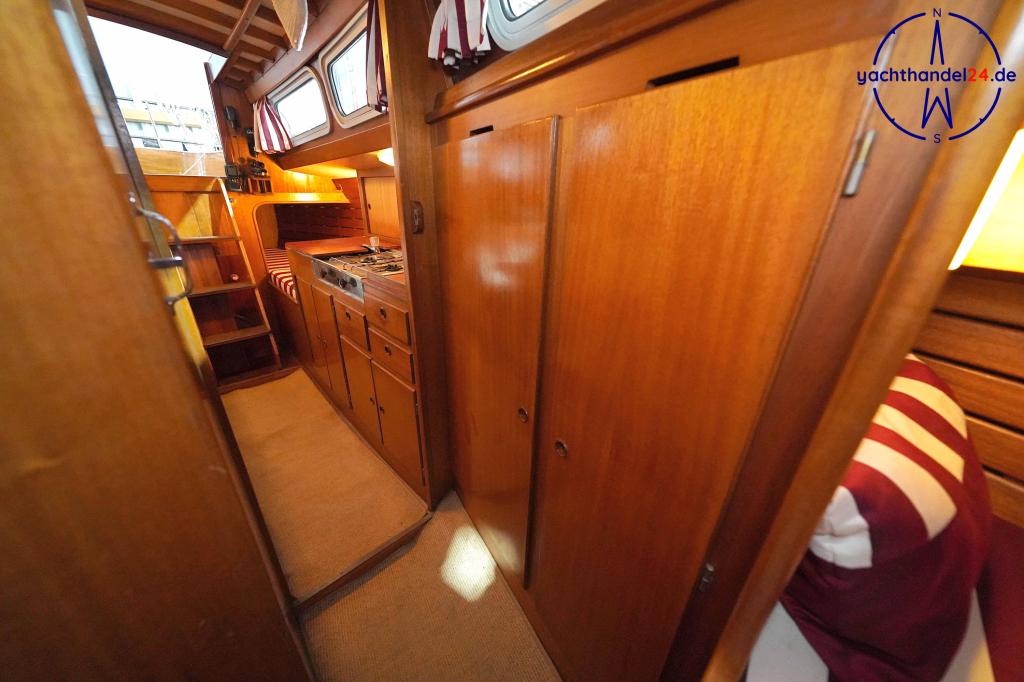 Detailansicht der Henningsen &amp; Steckmest Scalar 28 Baujahr 1974, 8.6 Meter lang, Zustand: sehr gut