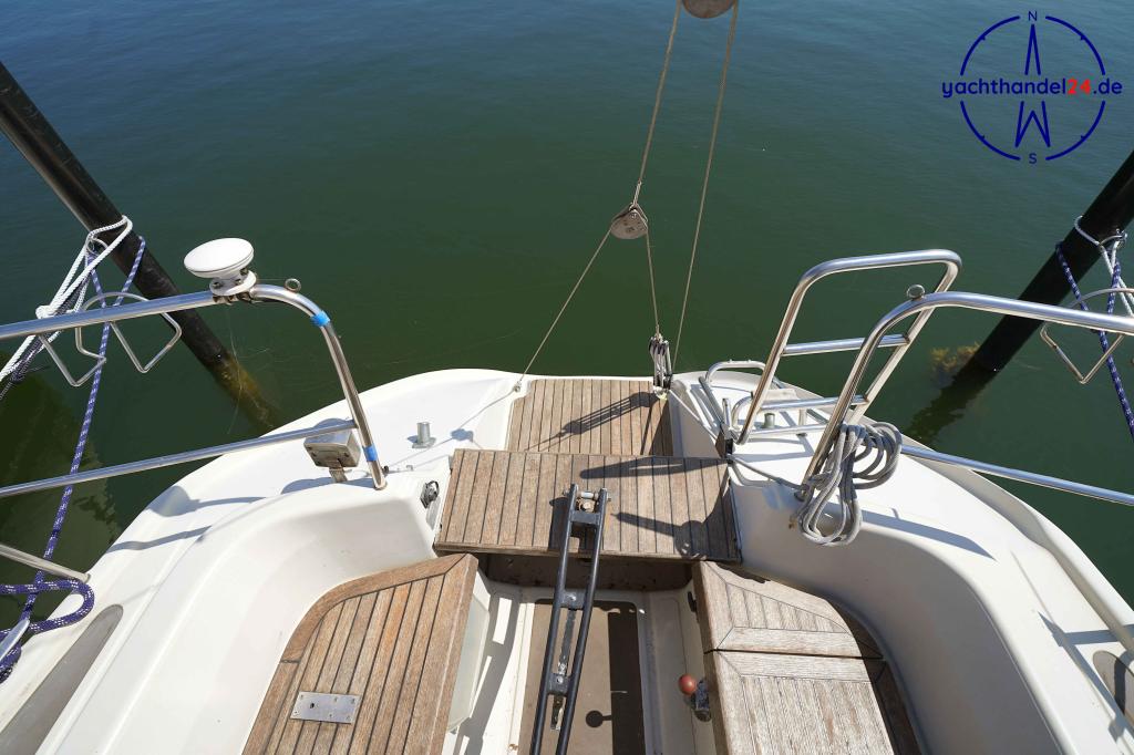 Au&szlig;enansicht der Dehler Optima 101 Baujahr 1985, 10.1 Meter lang, Zustand: gut