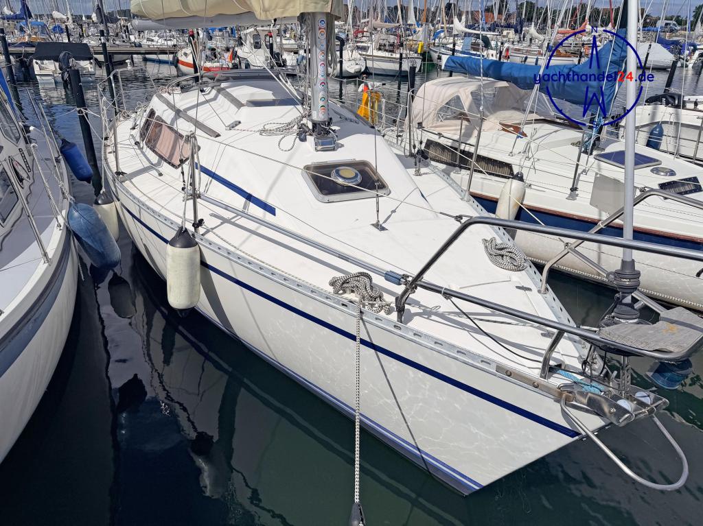 Detailansicht der Gib Sea Gibsea 282 Baujahr 1988, 8.4 Meter lang, Zustand: gut