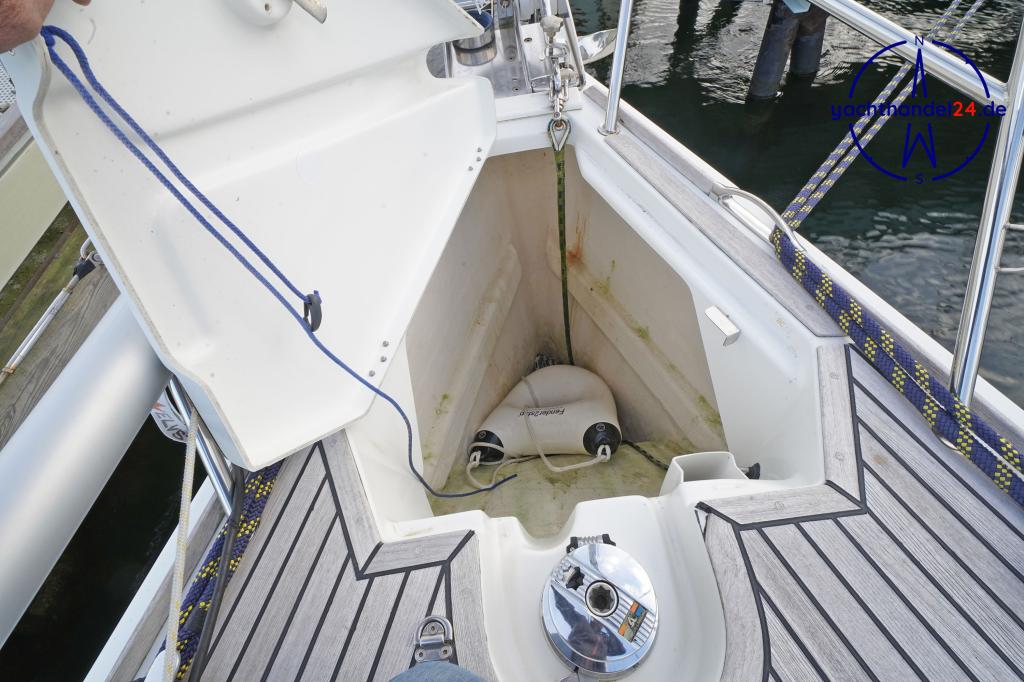 Au&szlig;enansicht der Jeanneau Sun Odyssey 36i Performance Baujahr 2007, 10.94 Meter lang, Zustand: sehr gut