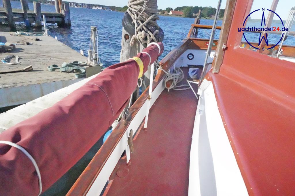 Innenansicht der Unbekannter Hersteller pommersche Schlup Baujahr 1984, 13.5 Meter lang, Zustand: gut