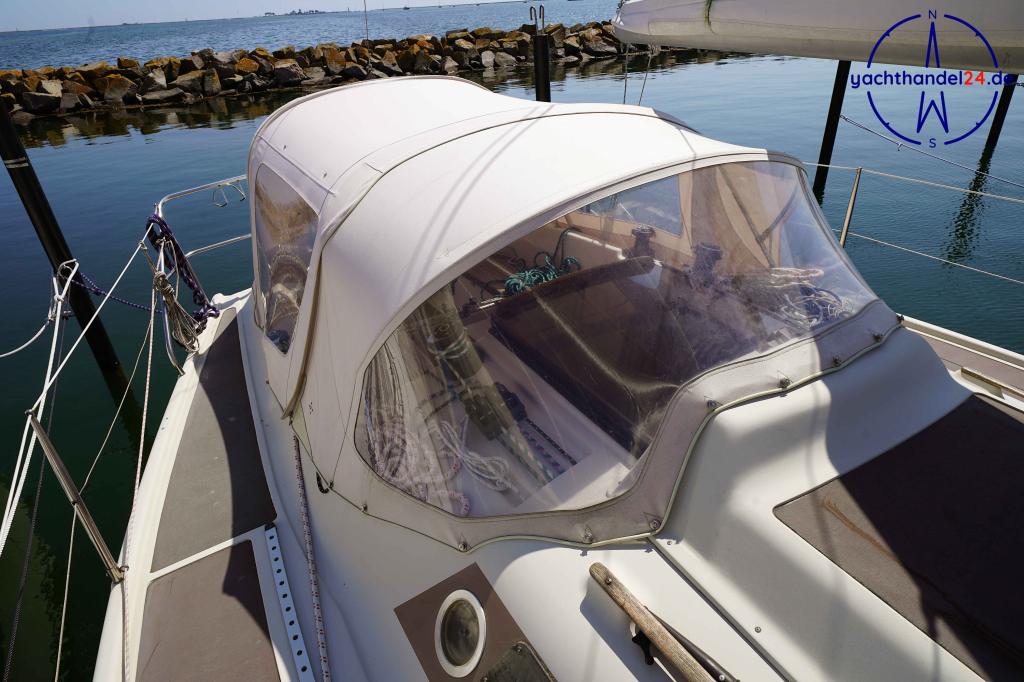 Deck der Dehler Optima 101 Baujahr 1985, 10.1 Meter lang, Zustand: gut