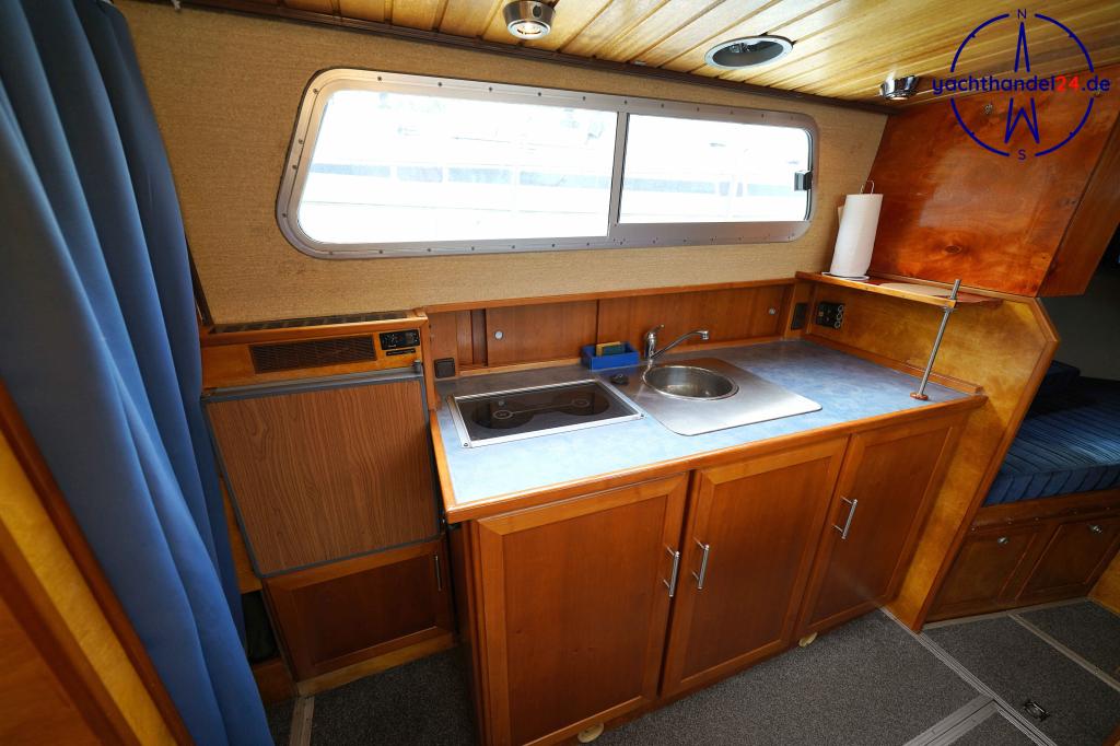 Detailansicht der Wilhelmsen Kutter 1000 Baujahr 1993, 10 Meter lang, Zustand: gut