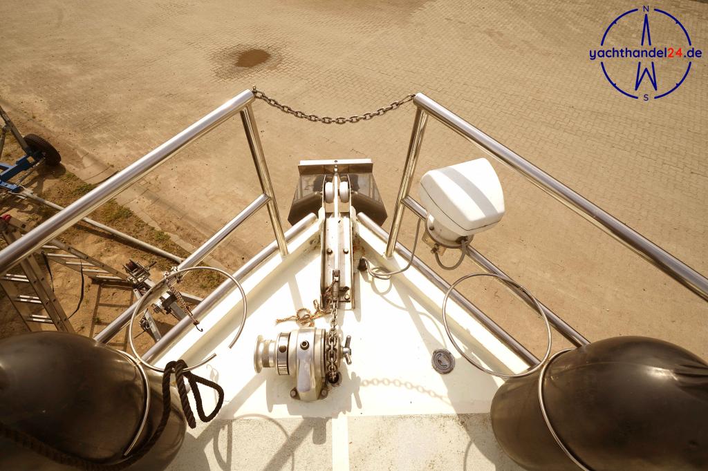 Au&szlig;enansicht der Wilhelmsen Kutter 1000 Baujahr 1993, 10 Meter lang, Zustand: gut