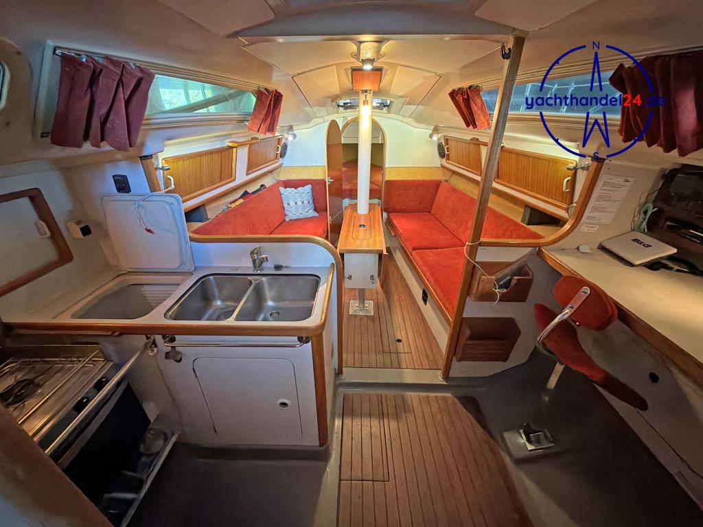 Deck der Dehler 34 top Baujahr 1989, 10.6 Meter lang, Zustand: gut