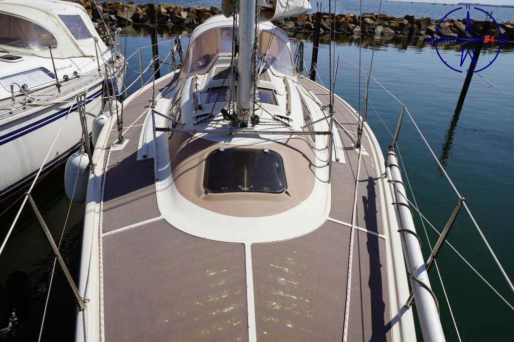 Cockpit der Dehler Optima 101 Baujahr 1985, 10.1 Meter lang, Zustand: gut