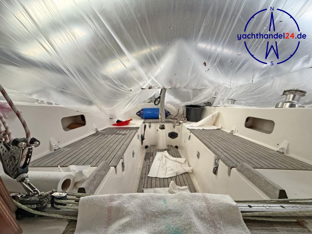 Detailansicht der Sydals Albin Ballad MK II Baujahr 1989, 9.14 Meter lang, Zustand: gut