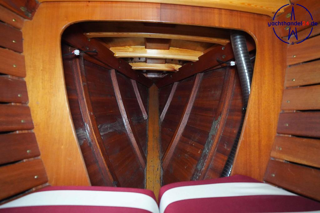 Deck der Henningsen &amp; Steckmest Scalar 28 Baujahr 1974, 8.6 Meter lang, Zustand: sehr gut