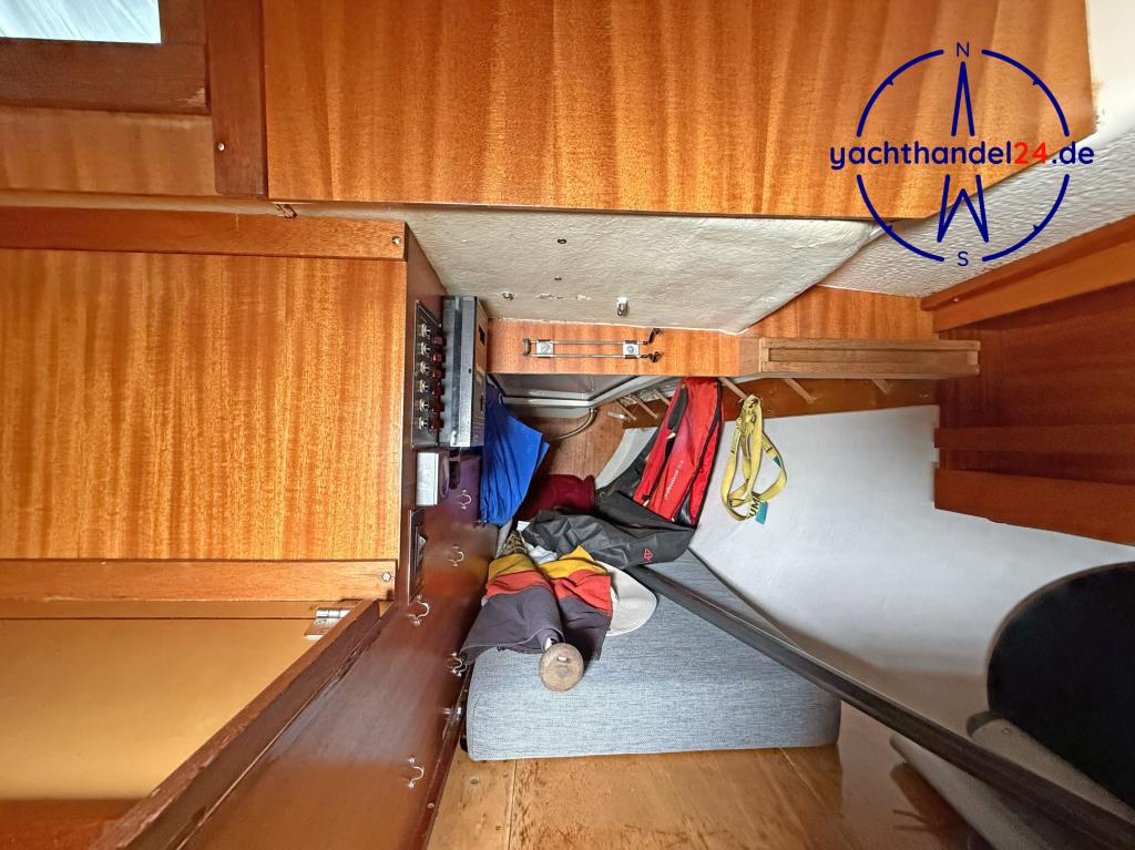 Deck der Sydals Albin Ballad MK II Baujahr 1989, 9.14 Meter lang, Zustand: gut