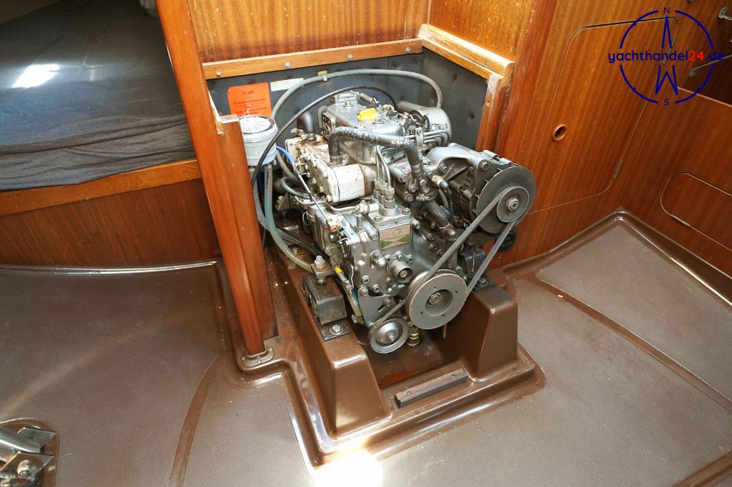 Deck der Dehler Optima 101 Baujahr 1985, 10.1 Meter lang, Zustand: gut