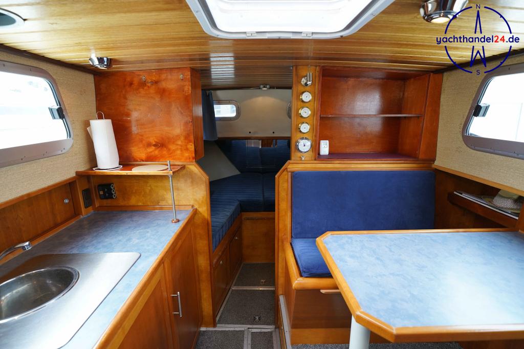 Au&szlig;enansicht der Wilhelmsen Kutter 1000 Baujahr 1993, 10 Meter lang, Zustand: gut