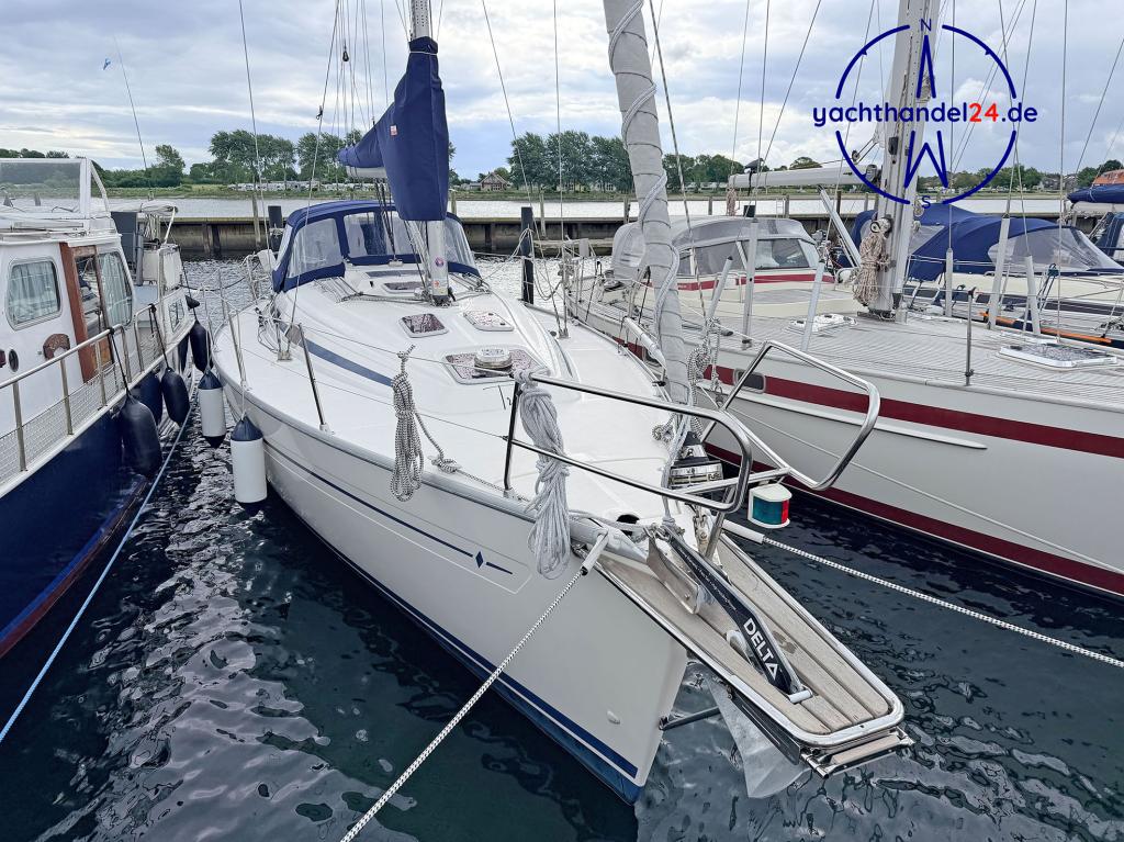 Au&szlig;enansicht der Bavaria 36 Baujahr 2004, 11.4 Meter lang, Zustand: sehr gut
