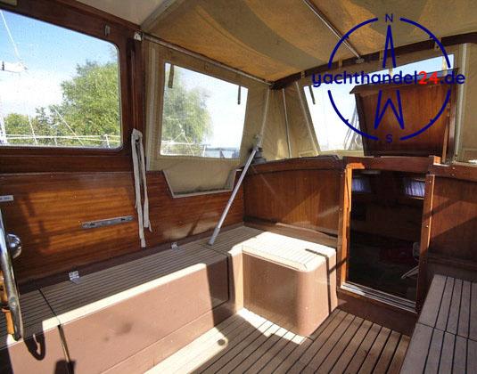 Au&szlig;enansicht der Vilm  106 Baujahr 1990, 10.6 Meter lang, Zustand: gut