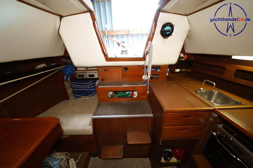 Innenansicht der Verl 900 Baujahr 1976, 9.28 Meter lang, Zustand: gut